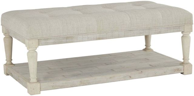 Signature Design by Ashley® Shawnalore 2-Piece Whitewash Living Room Table Set-1