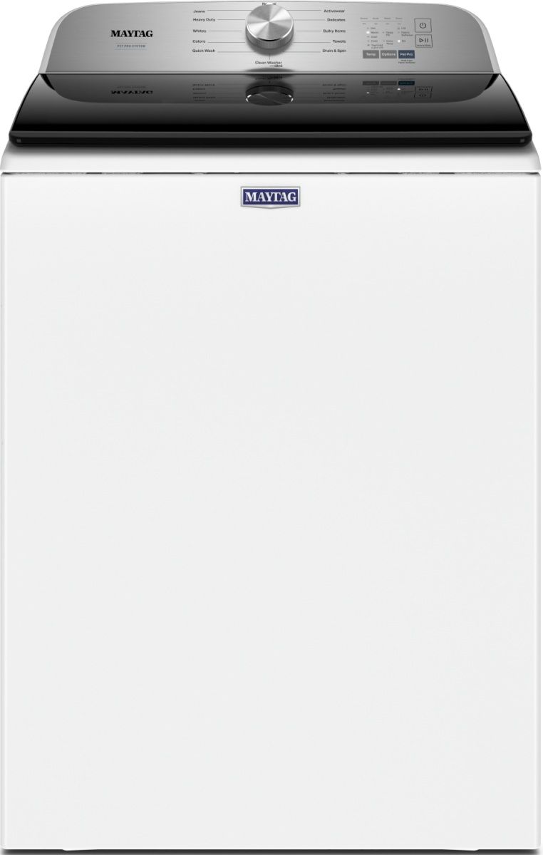 Maytag® Pet Pro 5.4 Cu. Ft. White Top Load Washer