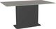 Amisco Customizable Lucarelli 60" Rectangular Dining Table with 0.5" Taupe Glass Top-0