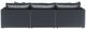 Jackson Furniture Remington 3-Piece Slate Right Arm Facing Sectional and Chaise-3