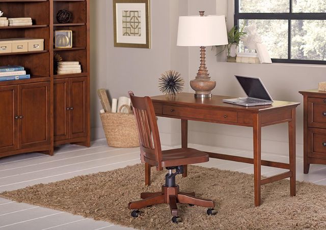 Whittier Wood® Furniture McKenzie Glazed Antique Cherry File Cabinet-1