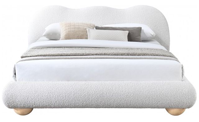 Meridian Furniture Hyde Cream Full Upholstered Panel Bed-1
