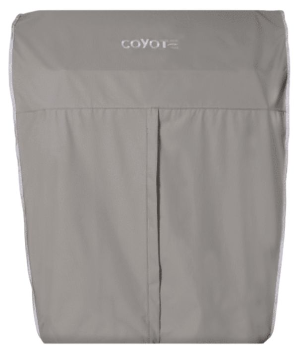 Coyote® 30" Light Grey Freestanding Flat Top Grill Cover-0