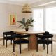 TOV Furniture Spara Black Dining Arm Chair-1