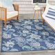 Nourison Home™ Garden Oasis Navy 5'x7' Style 2 Area Rug-1