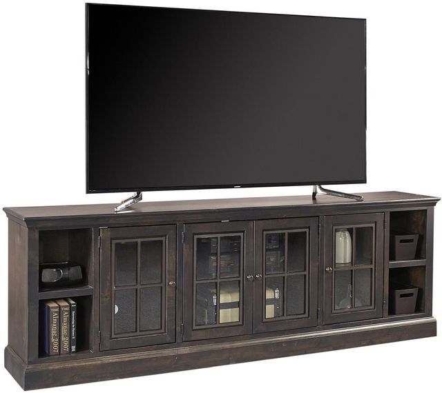 Aspenhome® Churchill 96" Smokey Grey Console with 4 Door-0