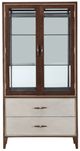 Michael Amini® Houston Walnut Display Cabinet-3