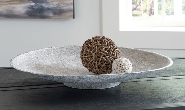 Signature Design by Ashley® Moises Antique White Bowl-4