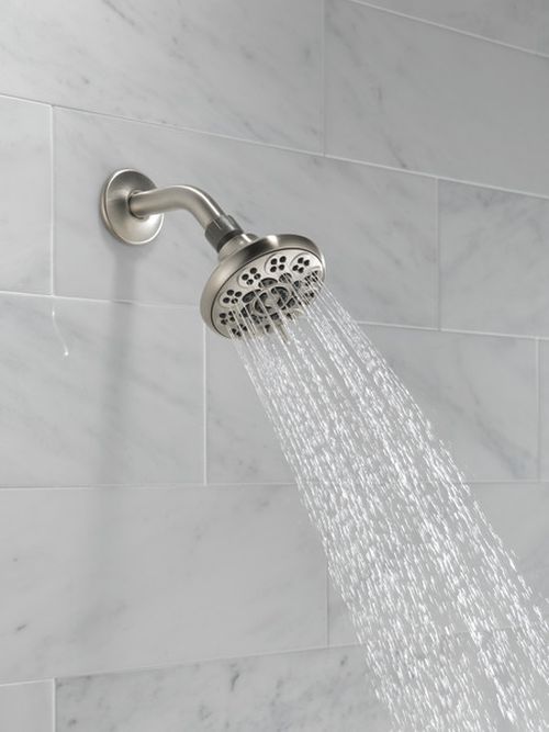 Peerless Universal Showering Components Brushed Nickel 6-Setting Shower Head-2