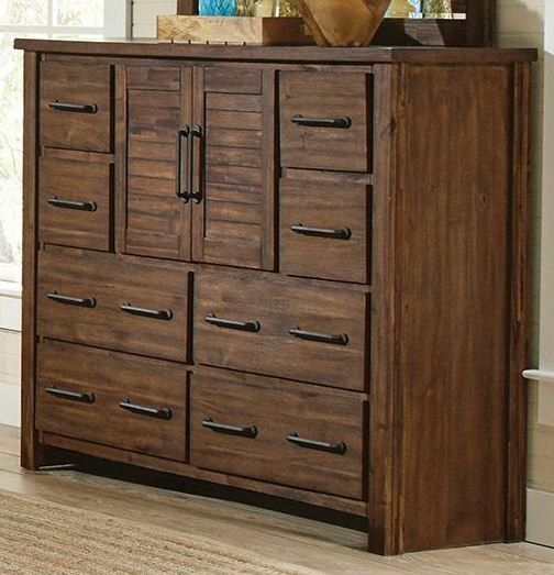 Coaster® Sutter Creek Vintage Bourbon Dresser and Mirror Set-2