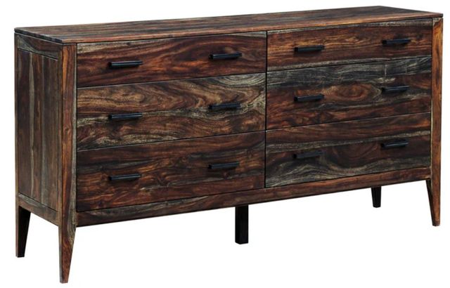 Porter International Designs Fall River Black Walnut Dresser-0