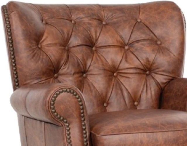 Smith Brothers Customizable 512 Leather Chair-1