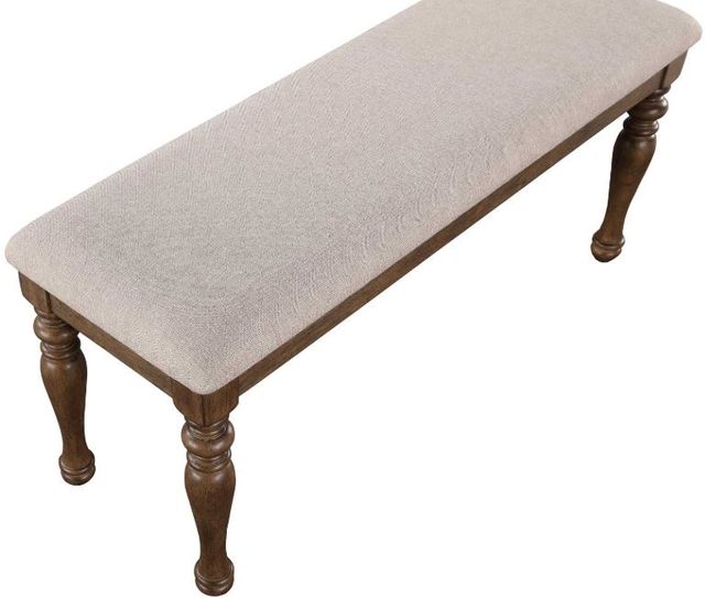 Steve Silver Co. Joanna Caramel/Oatmeal Bench -2