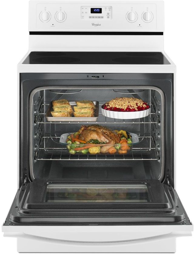 Whirlpool® 30" Freestanding Electric Range-WhiteCLEARANCE-1