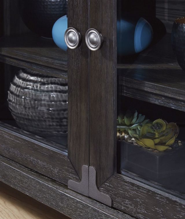 Signature Design by Ashley® Todoe Gray 65" TV Stand with Electric Fireplace-5