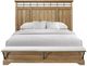 Bernards Bellamy Lane Caramel Queen Panel Bed with Bench-2
