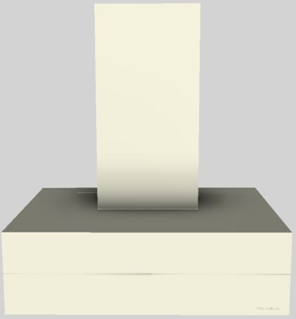 Vent-A-Hood® 30" Biscuit Contemporary Wall Mounted Range Hood-0