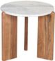 Porter International Designs Hepburn Brown/White End Table-1