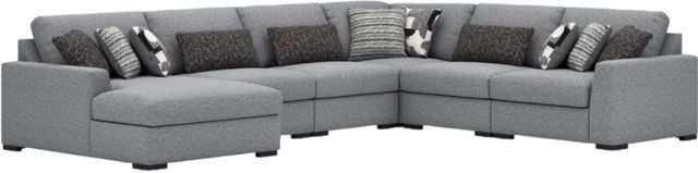 Benchcraft® Bealton 6-Piece Pepper/Salt Left-Arm Facing Sectional and Chaise-0