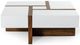 VIG Furniture Modrest Makai White/Walnut Coffee Table-1
