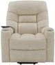 ACME Furniture Nairi Ivory Polished Power Recliner -2