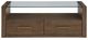 Steve Silver Co. Garland Clear Glass Top Coffee Table with Toffee Base-1