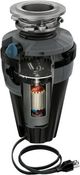 Moen® EX Series 1 HP Continuous Feed Black Garbage Disposal-2