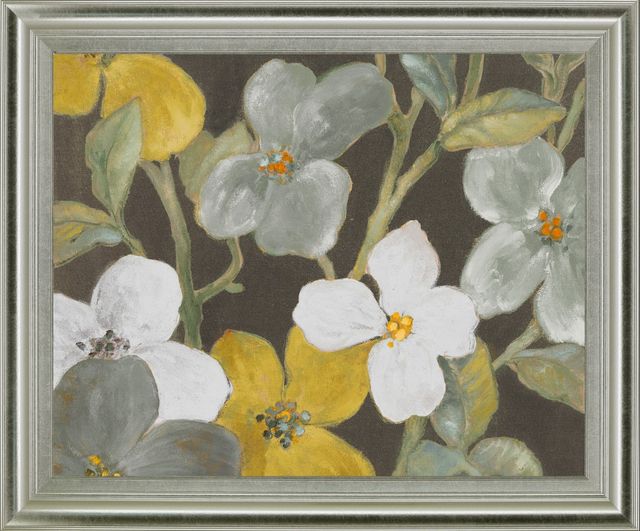 Classy Living Golden Meadow Blossoms Framed Wall Art-0