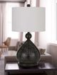 Cal® Lighting & Accessories Milton Black Table Lamp-1