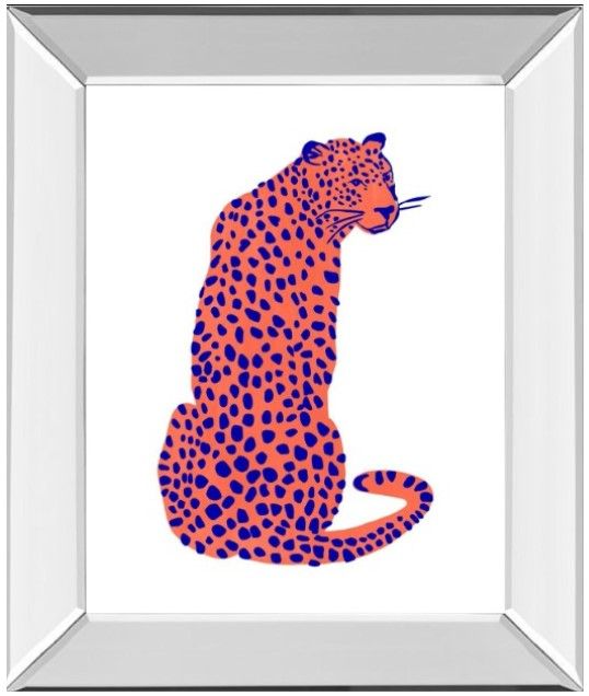Classy Living Emma Scarvey Bright Leopard II 26" Wall Art-0