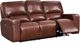 Leather Italia™ Georgetowne Broadway Brown Power Reclining Sofa-0