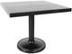 CabanaCoast® Customizable Monaco Aluminum 36" Outdoor Square Pedestal Dining Table-0