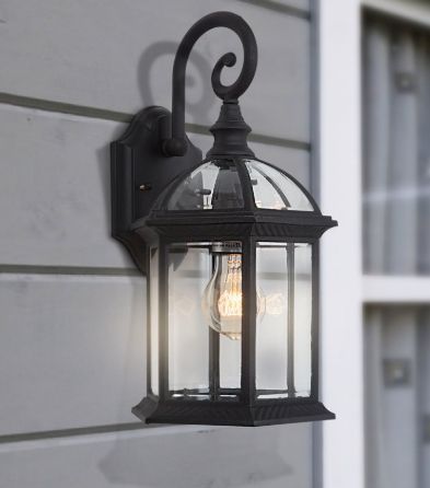 YHD Anita Black Incandescent Exterior Lighting-1