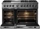 Viking® 5 Series 48" Damascus Gray Pro Style Dual Fuel Range with 12" Griddle-1