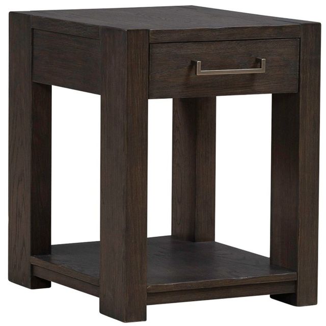 Liberty Furniture Lennox Hill Bark Chairside Table-0