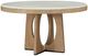 Parker House® Escape 5-Piece Glazed Natural Oak Mirage Mist Dining Set with Barrel Chairs-4