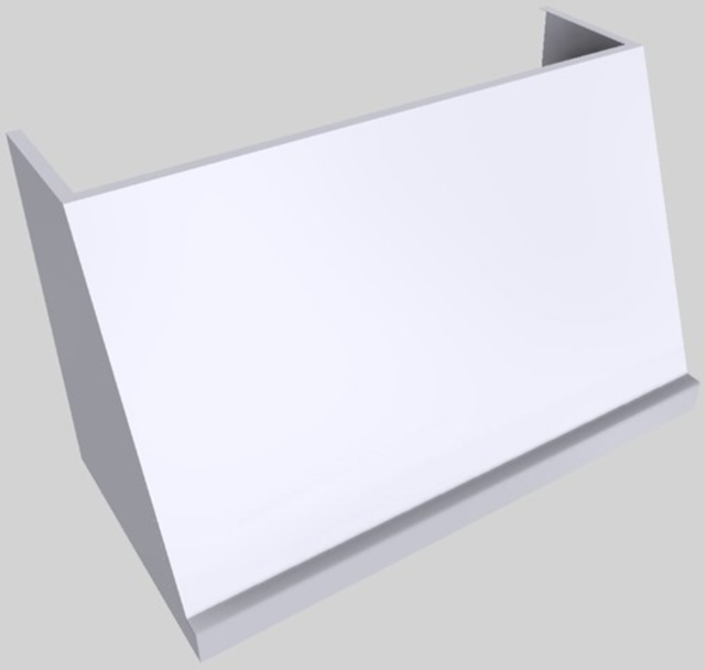Vent-A-Hood® 48" Wall Mounted Range Hood-White-1