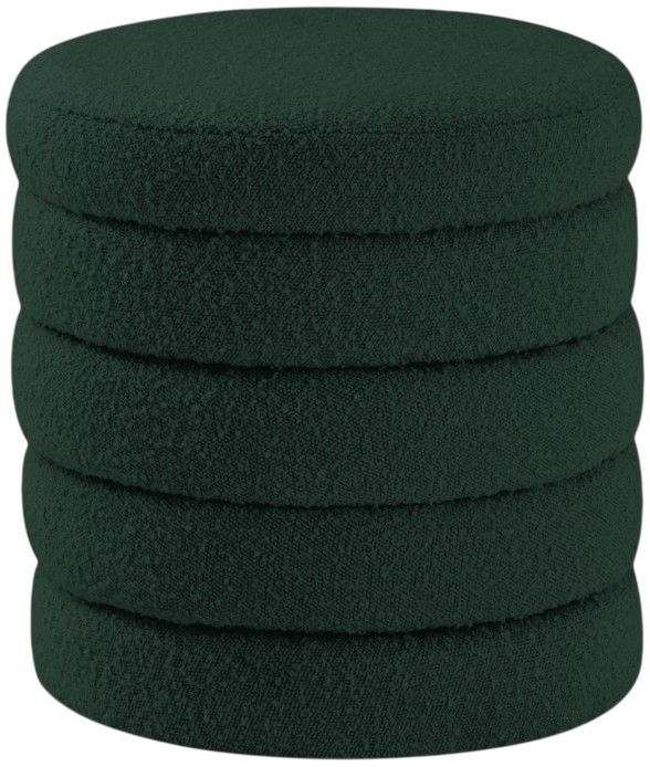 Meridian Furniture Aphia Green Upholstered Stool-0