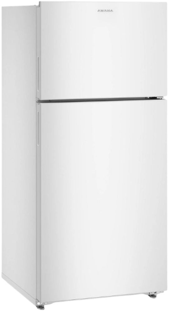 Amana® 28" 14.3 Cu. Ft. White Counter Depth Top Freezer Refrigerator with Large Crisper Drawer-2