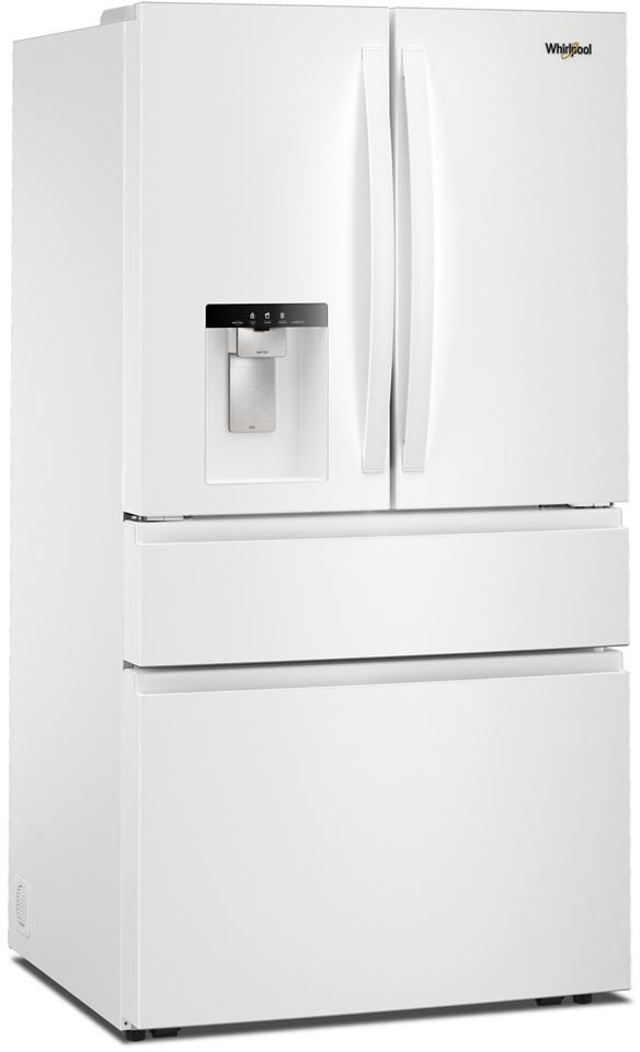 Whirlpool® 36" 29 Cu. Ft. White French Door Refrigerator with Flexible Temperature Drawer-1