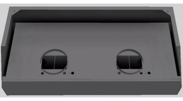 Vent-A-Hood® Designer Series 54" Gunsmoke Wall Mounted Range Hood-2