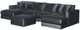 Jackson Furniture Remington 5-Piece Slate U-Shape Sectional-3