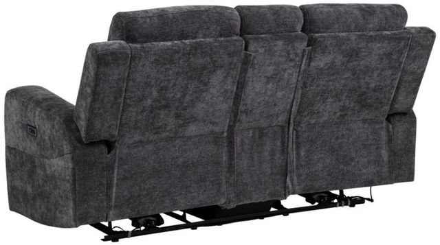 Coaster® Kennett Dark Gray Power Reclining Loveseat-4