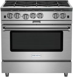 BlueStar® Platinum™ Series 36" Color Match Pro Style Slide In Natural Gas Range