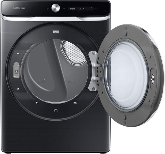 Samsung 7.5 Cu. Ft. Brushed Black Front Load Gas Dryer-2