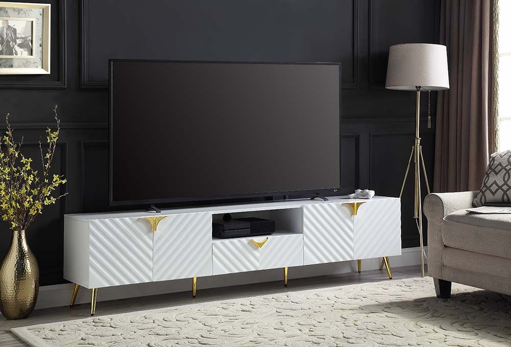 Acme Furniture Gaines TV Stand - Thumbnail 2