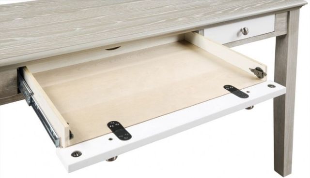 Winners Only® Berkeley Gray Oak/White Writing Desk-3