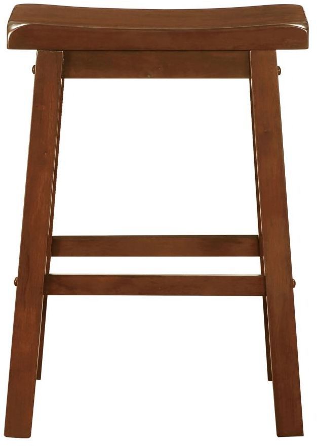 Coaster® Durant 2-Piece Chestnut Wooden Counter Stools-3