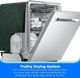 Midea® 24" Fingerprint Resistant Stainless Steel Top Control Built-In Dishwasher with STRAWash™-5