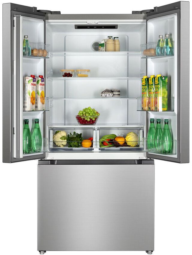 Verona® 33" 16.5 Cu. Ft. Stainless Steel Counter Depth French Door Refrigerator-1